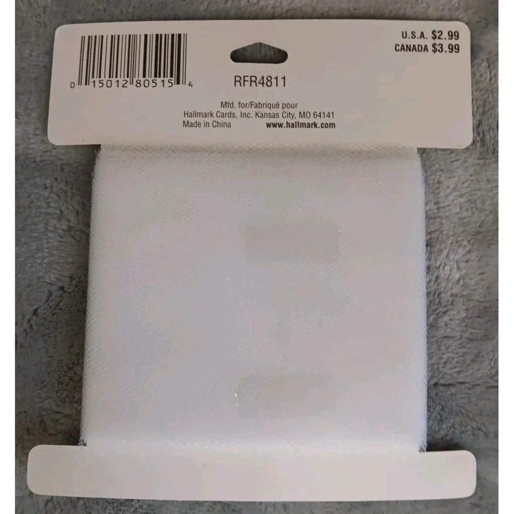 Hallmark White Tulle Ribbon 3